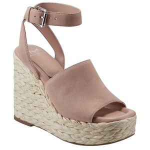 Marc Fisher Nelly Suede Espadrille Wedge Sandal NEW Size 9.5